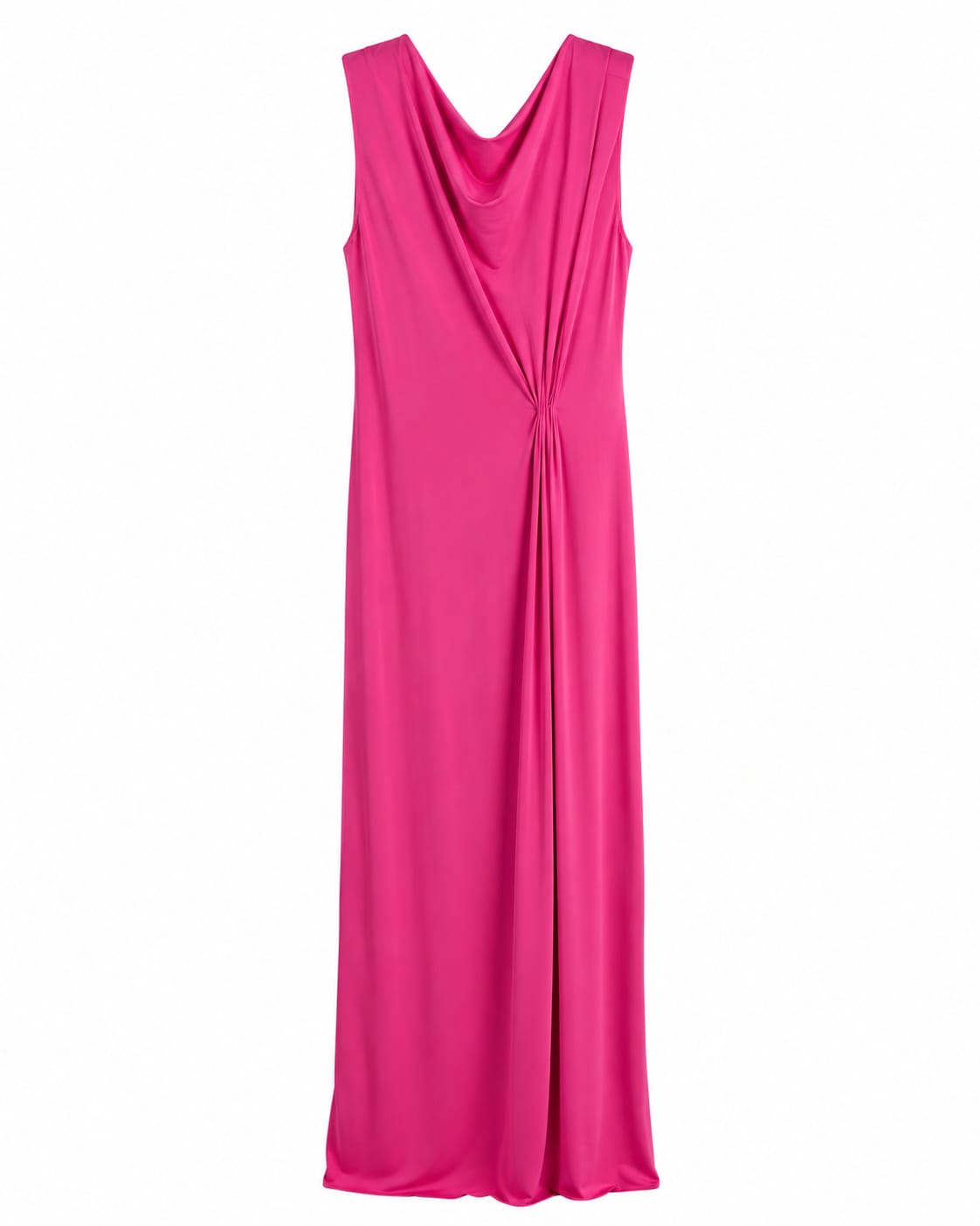 Vestido Fiucsa Drapeado