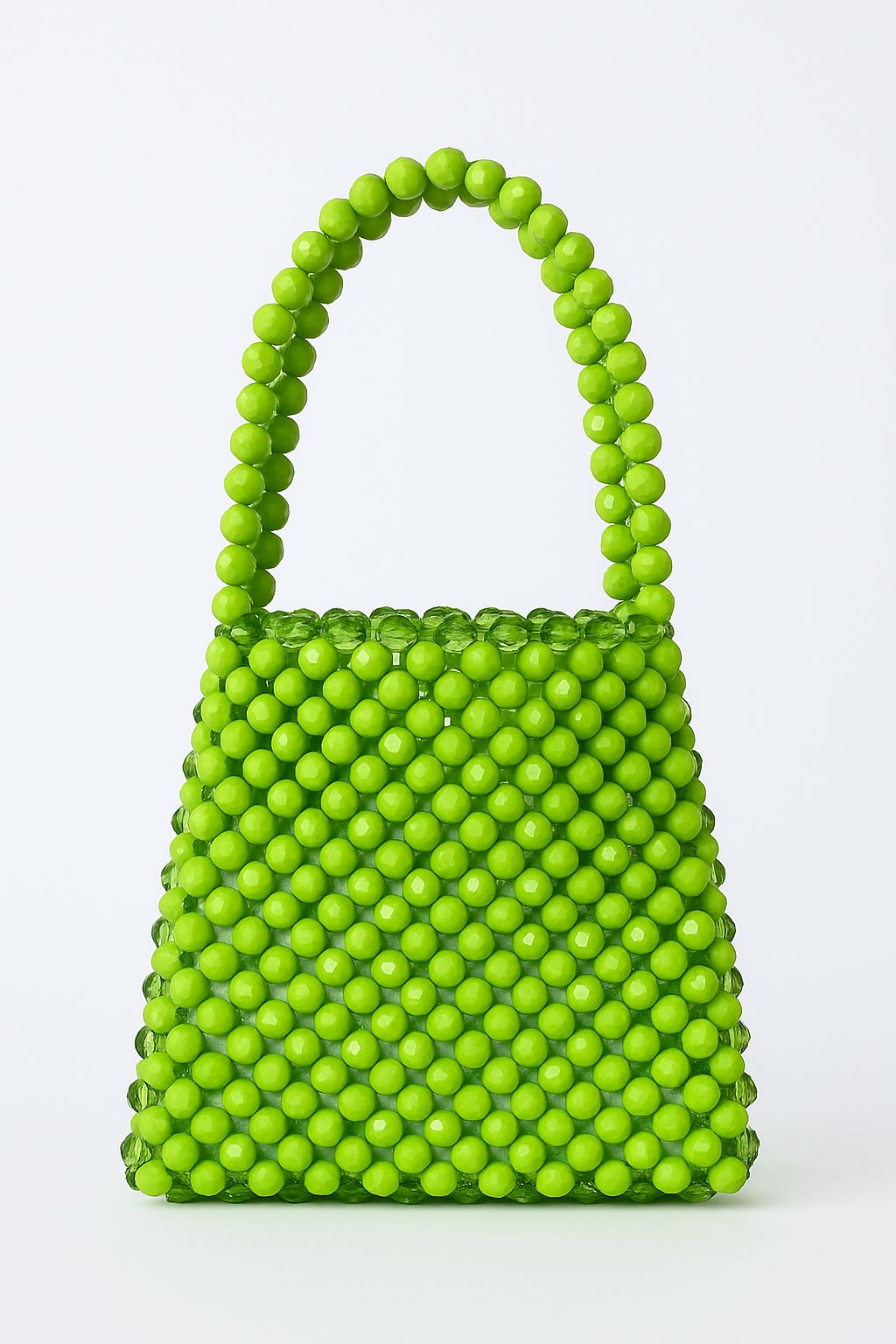 Bolsa verde de cuentas