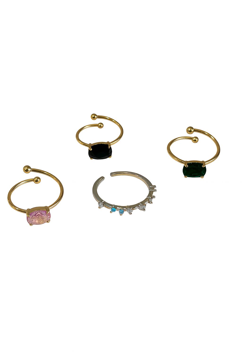 Anillo piedras de Colores