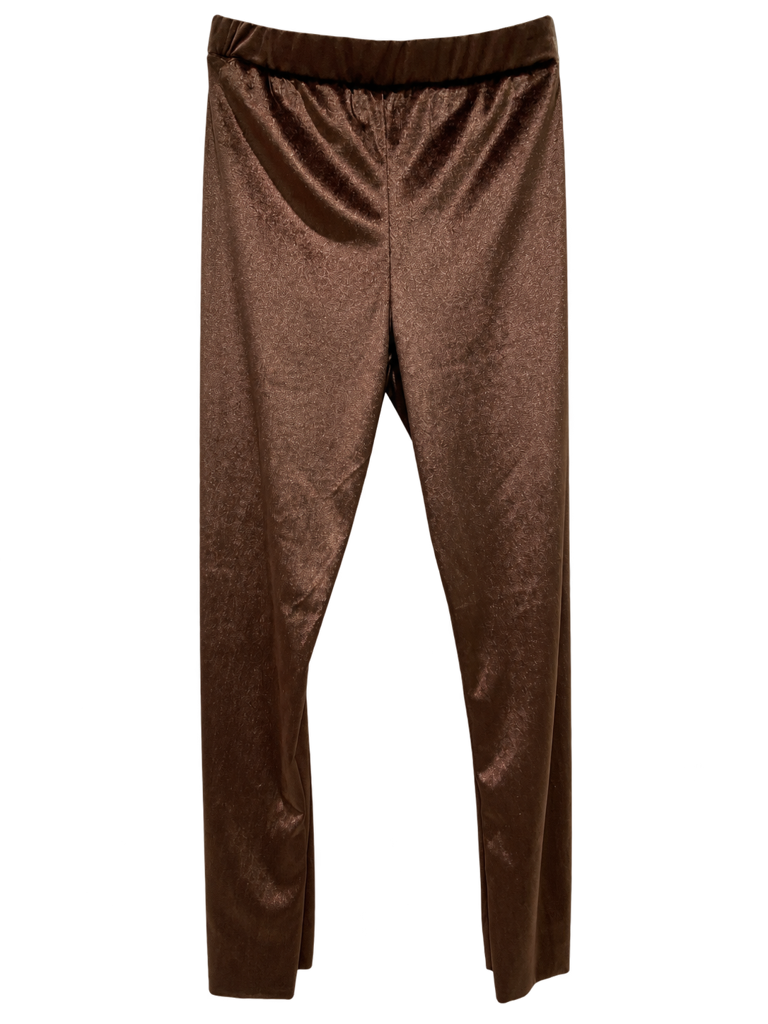 Traje Mesh Terciopelo Café