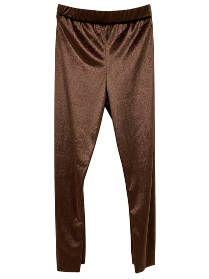 Traje Mesh Terciopelo Café