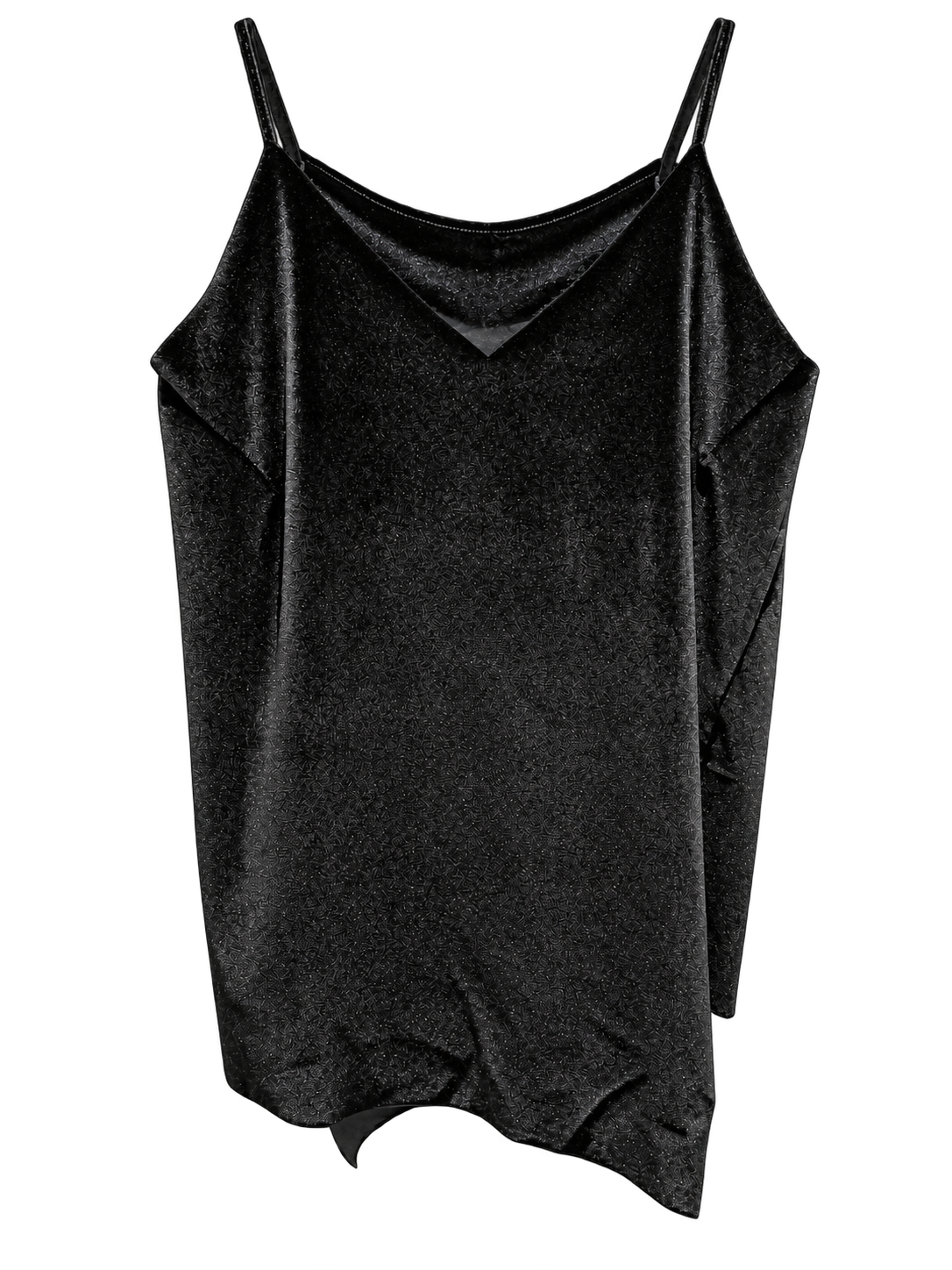 Traje Mesh Terciopelo Negro