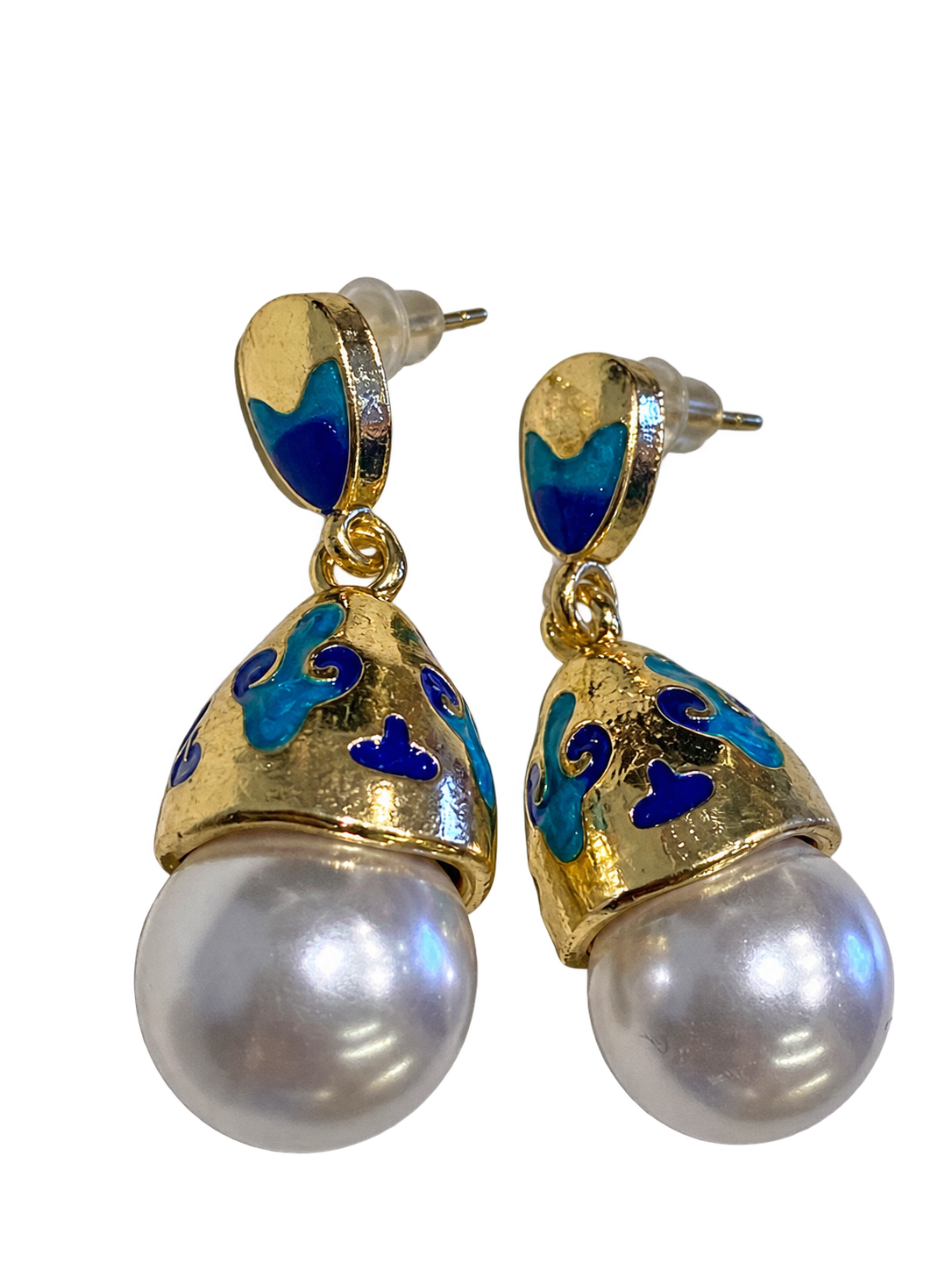 Aretes Esmaltados Perla