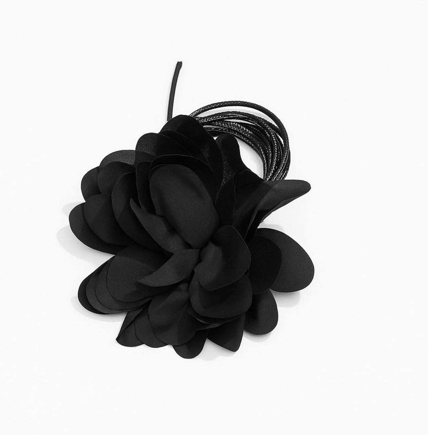 Collar  de flor con correa