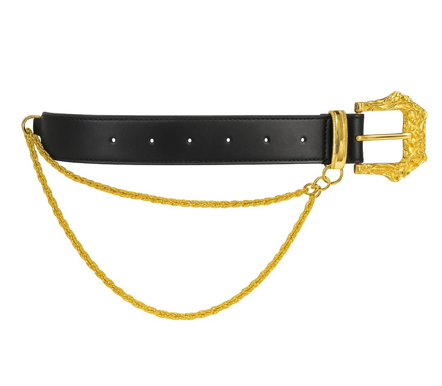 Cinturón Dorado con cadena