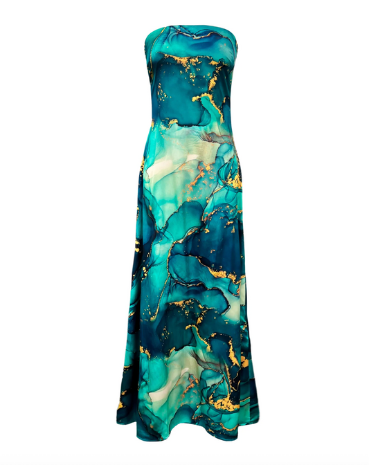 Vestido Estopa Agua
