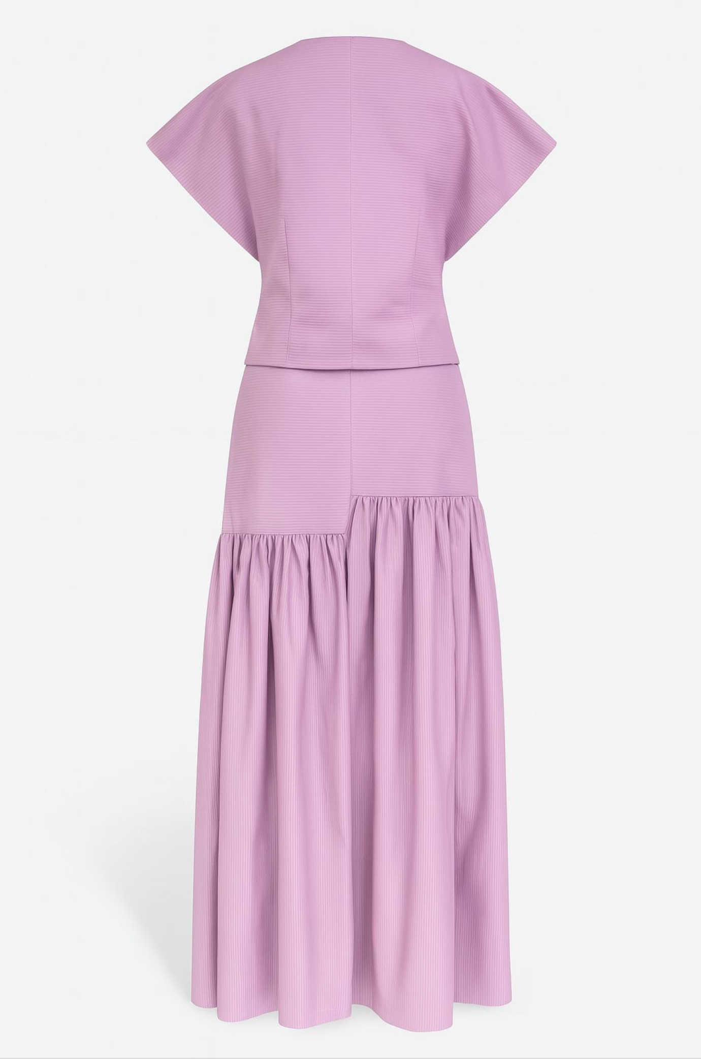 Conjunto asimétrico falda y blusa