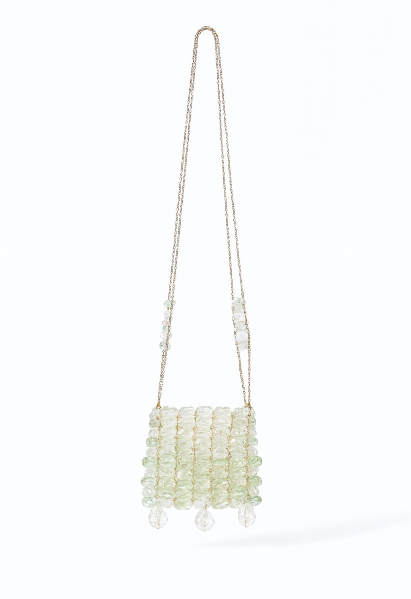 Bolsas verde menta de acrilicos