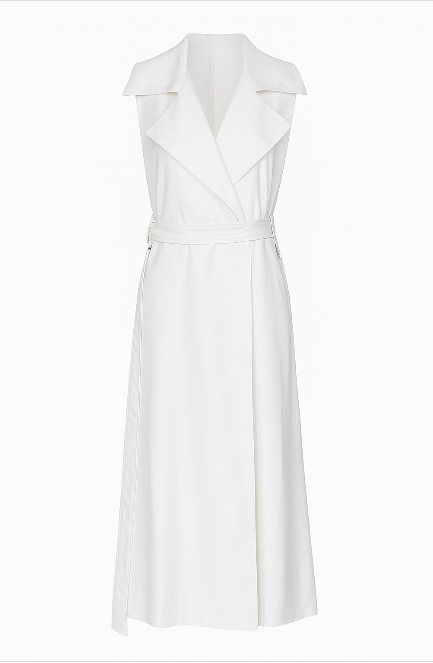 Vestido Trench sin manga