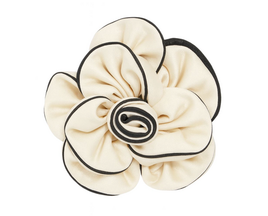 broche flor satin grande