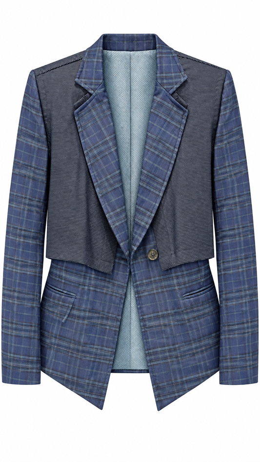 Blazer Perla Azul