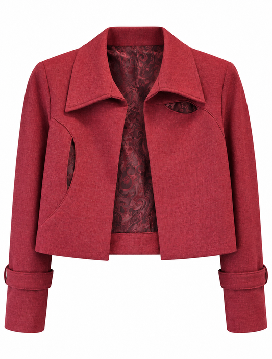 Chaqueta Deconstrucción Vino