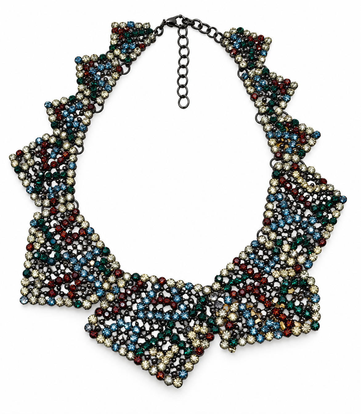 Collar Triángulo  Cristales
