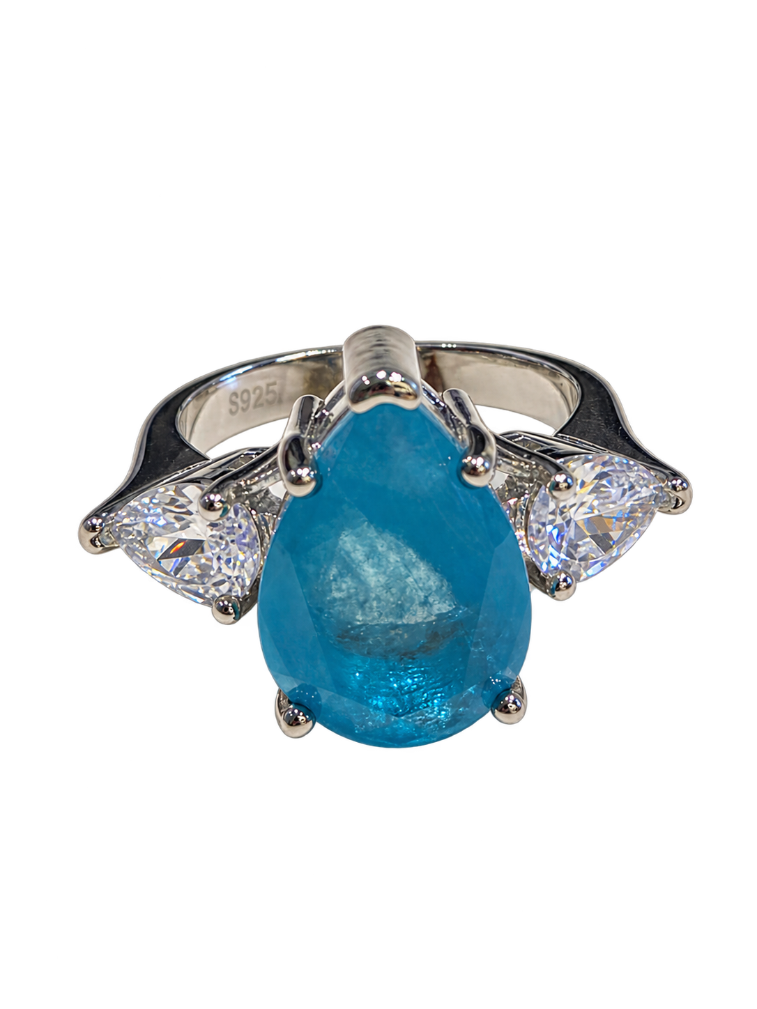 Anillo Gota Verde