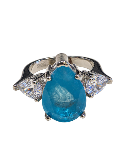 Anillo Gota Verde