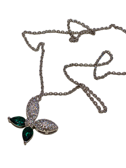 Collar Mariposa Verde