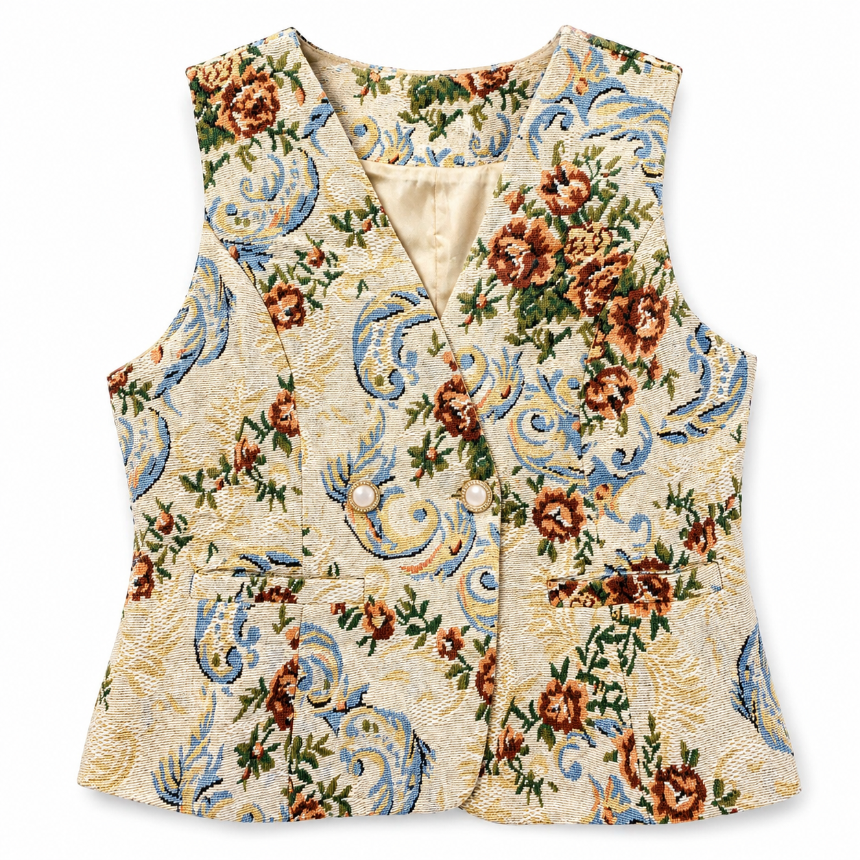 Chaleco floral