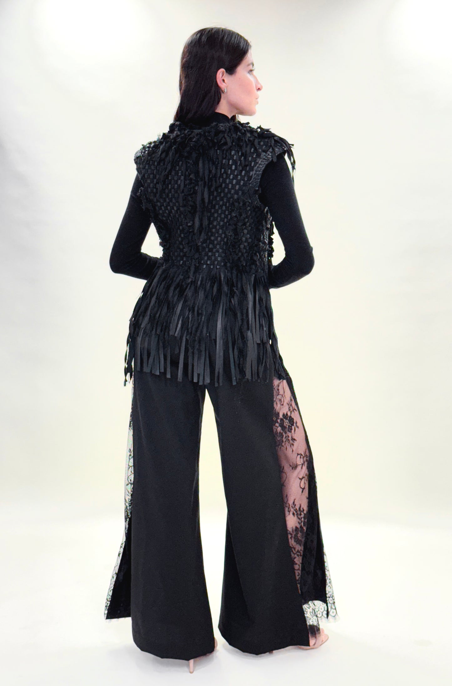 Chaleco Tejido de Flecos