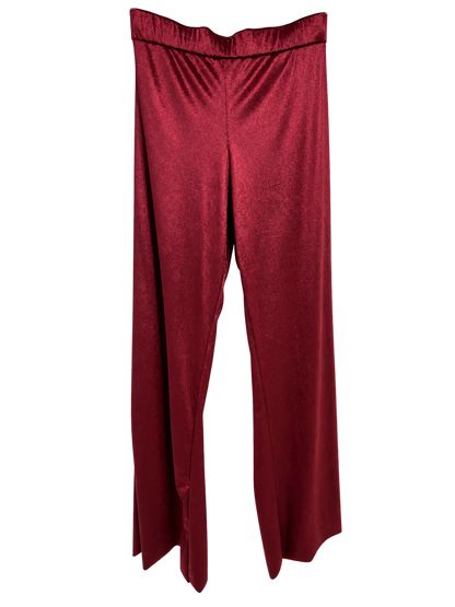 Traje Mesh Terciopelo Vino