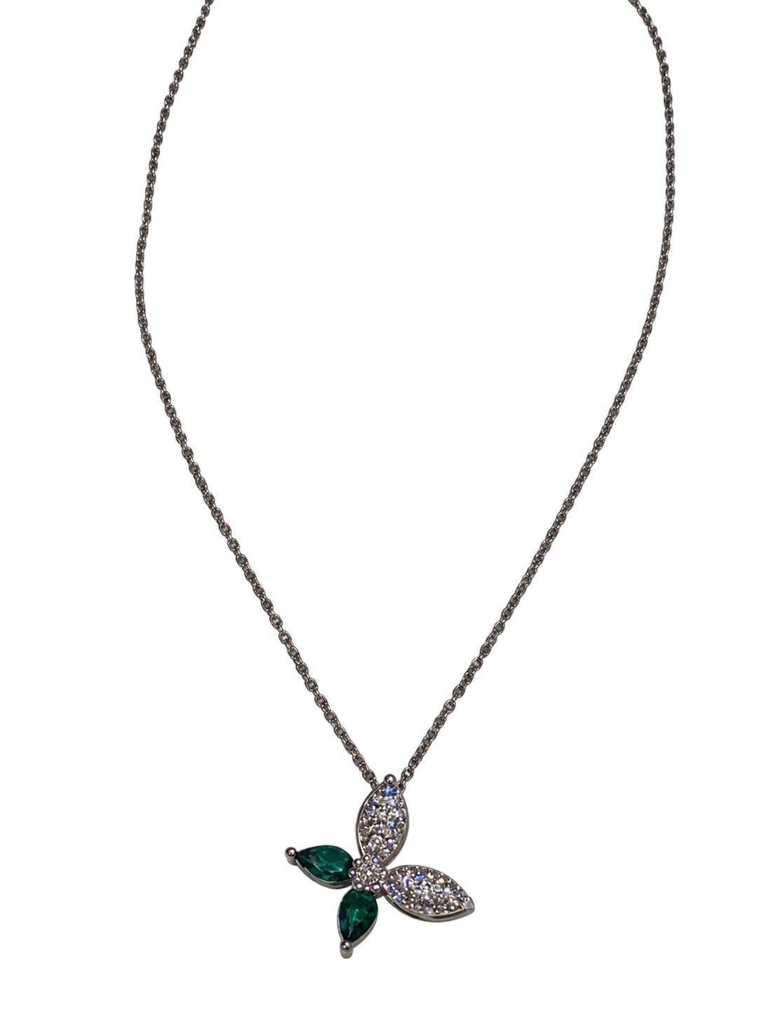 Collar Mariposa Verde