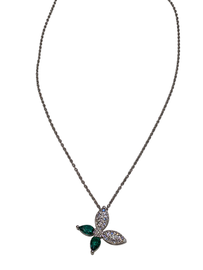 Collar Mariposa Verde