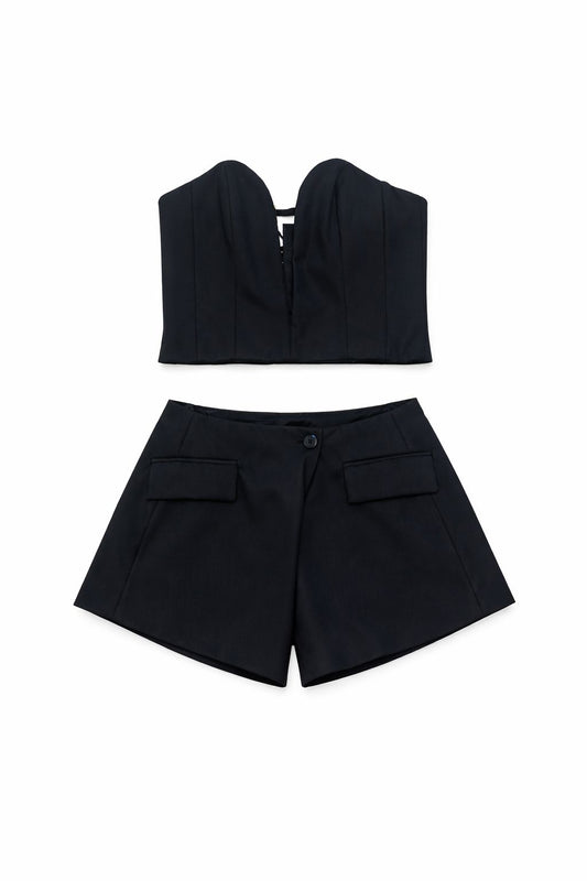 Set bustier y Peplum