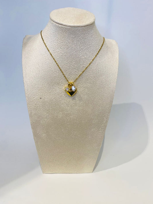 Collar Mom corazón
