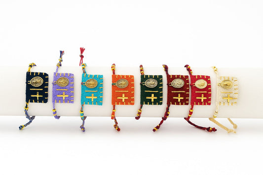 Pulsera de Rosario de colores