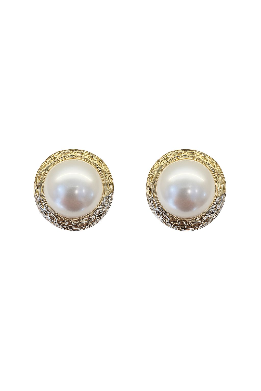 Aretes grandes de perlas