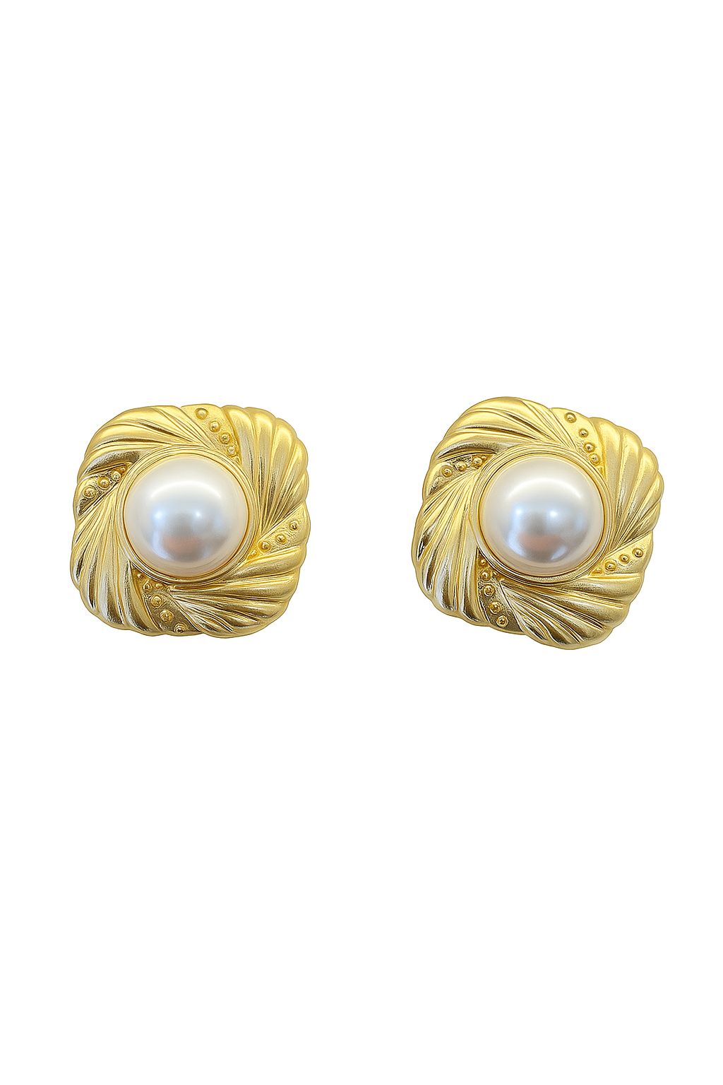Aretes grandes de perlas