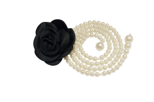 Cinturón Perla con Flor