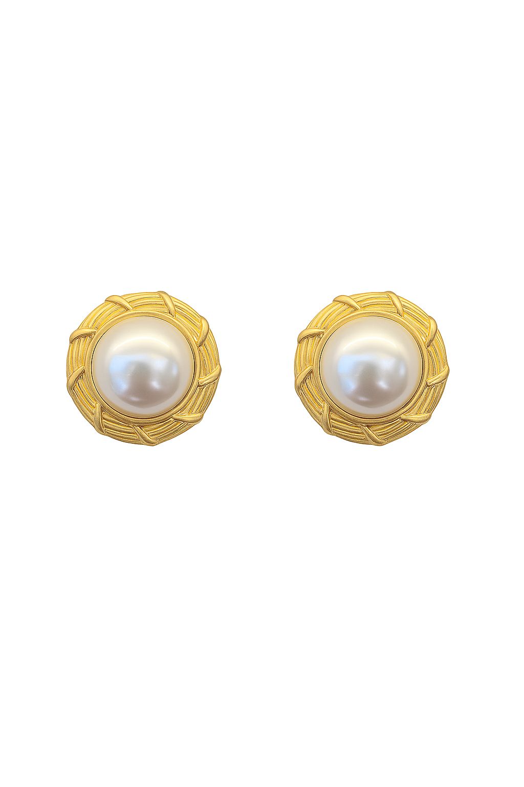 Aretes grandes de perlas