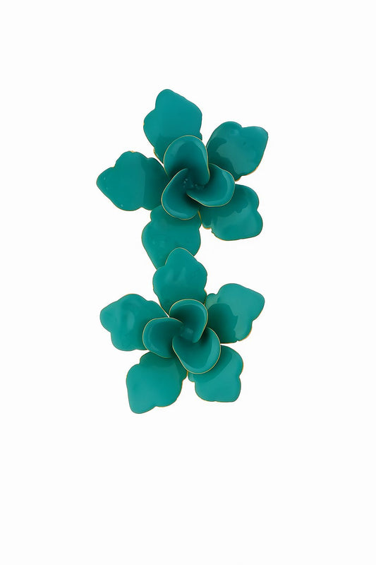 Aretes de Flor esmaltados