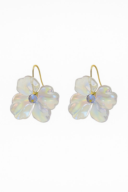 Aretes Flor tornasol