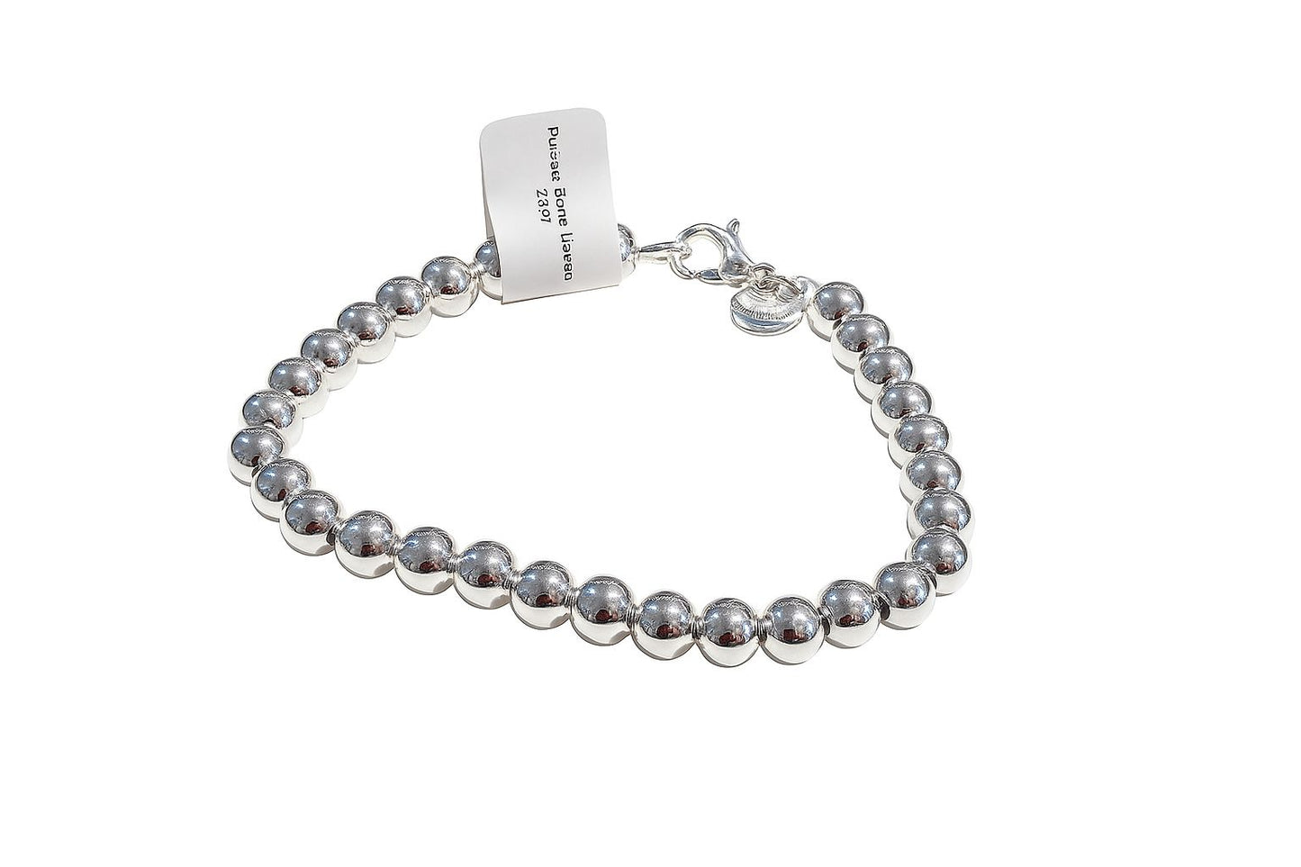 Pulsera bolas de plata