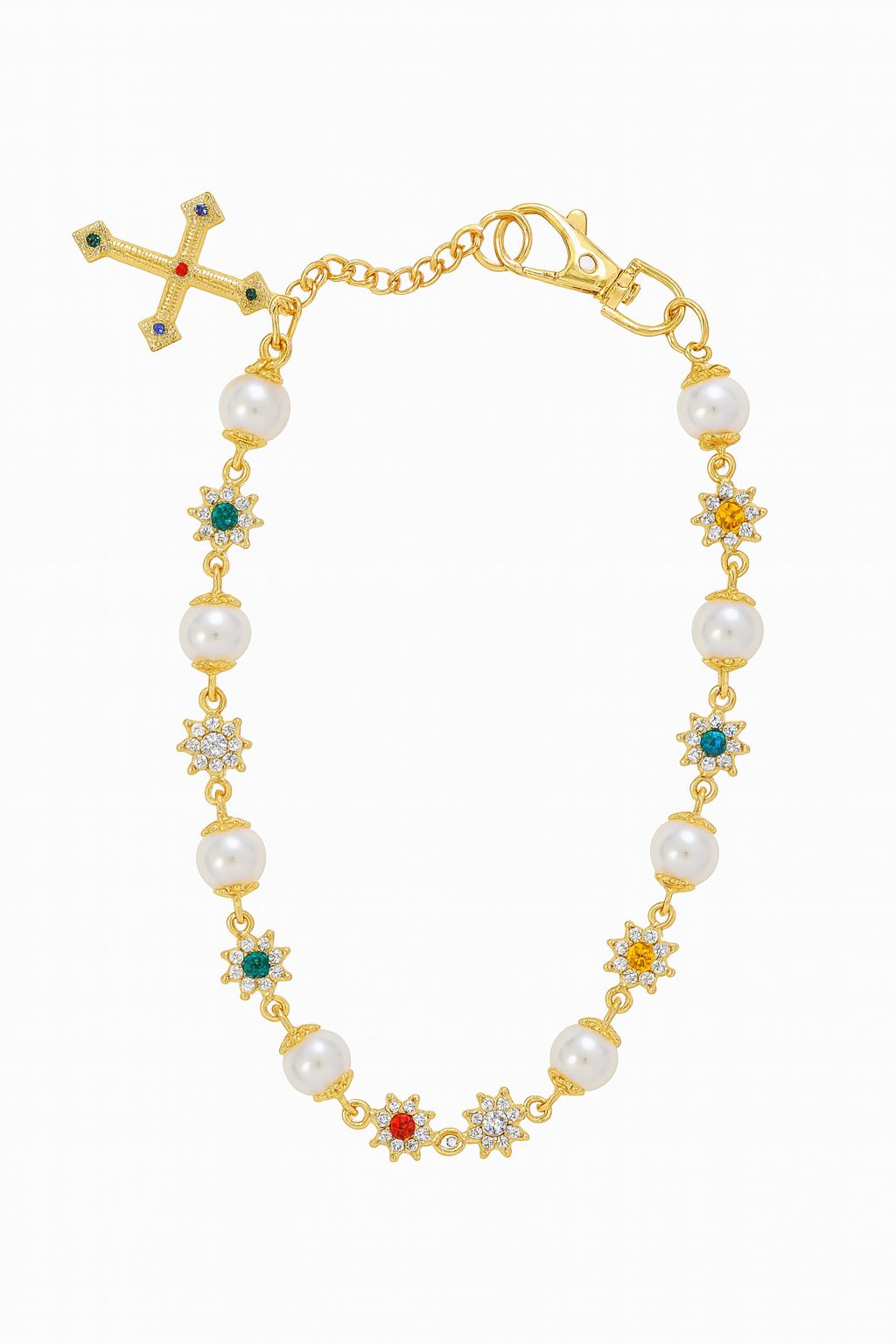 Cadena para pantalón con cruz