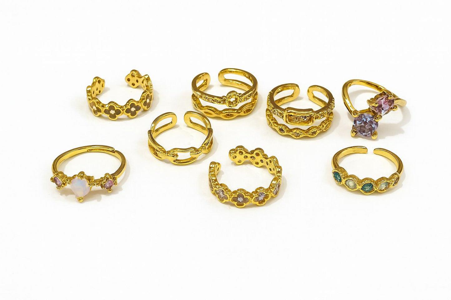 Anillo Plata .925 Dorado