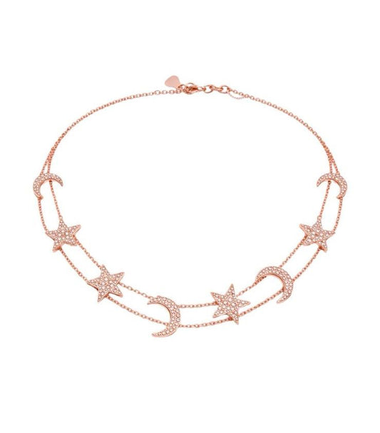 Choker Estrellas y luna