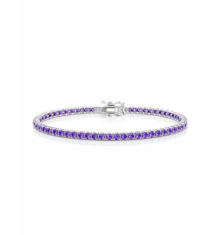 Pulsera Tennis Amatista
