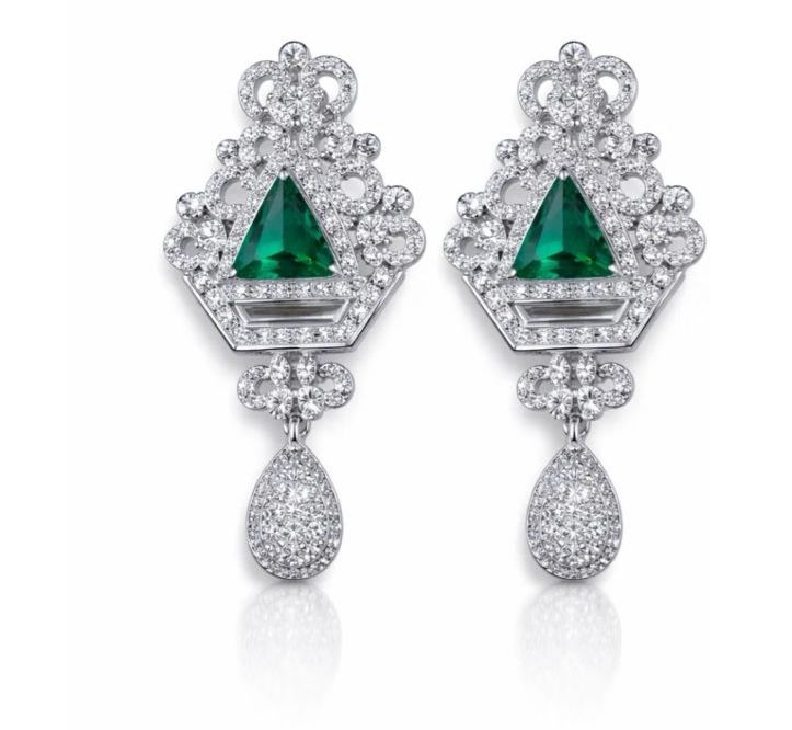 Aretes triangulo Candelabro