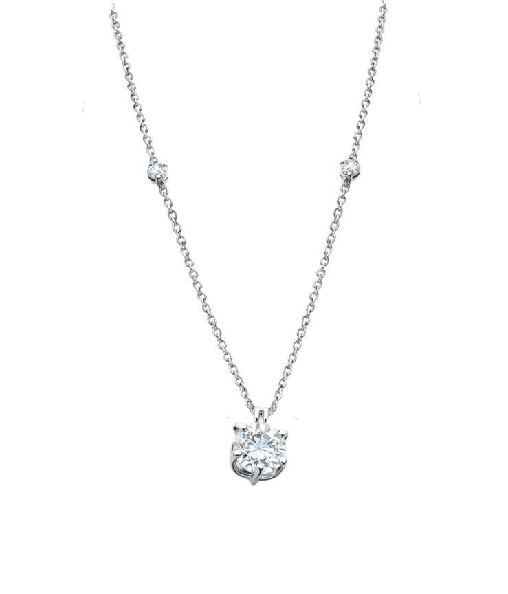 Collar Zirconia con marco