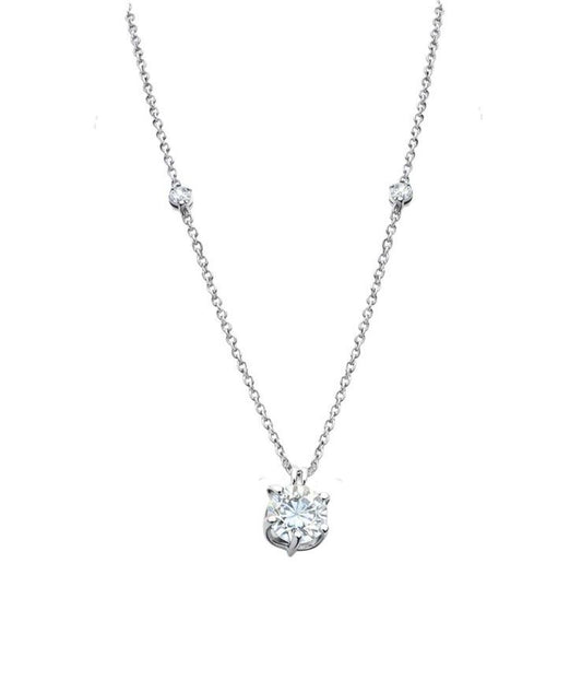 Collar Zirconia con marco