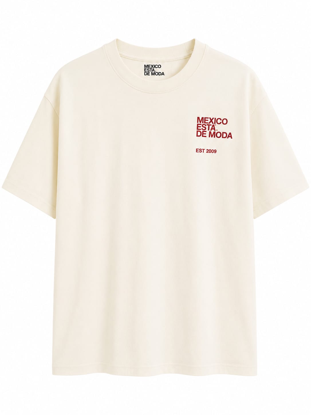 Playera MEXICO ESTA DE MODA blanca