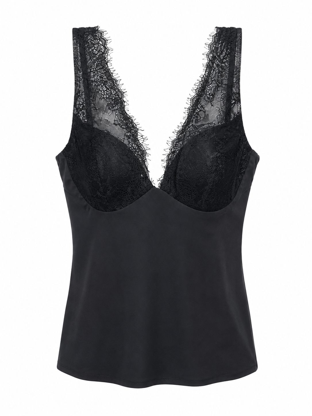 Blusa Negra de Encaje