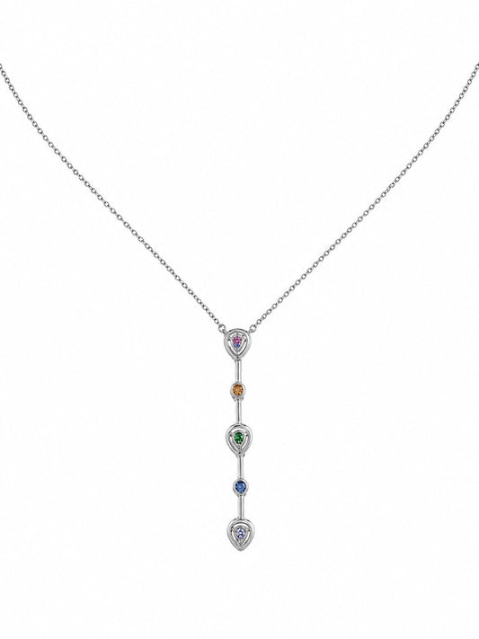 Collar gotas de colores