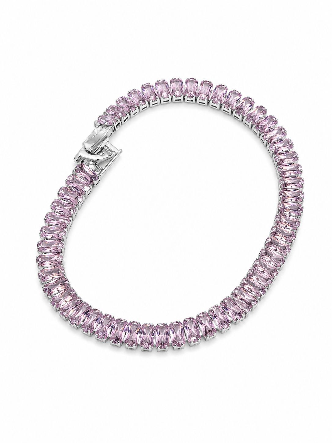 Pulsera Baguette Rosa