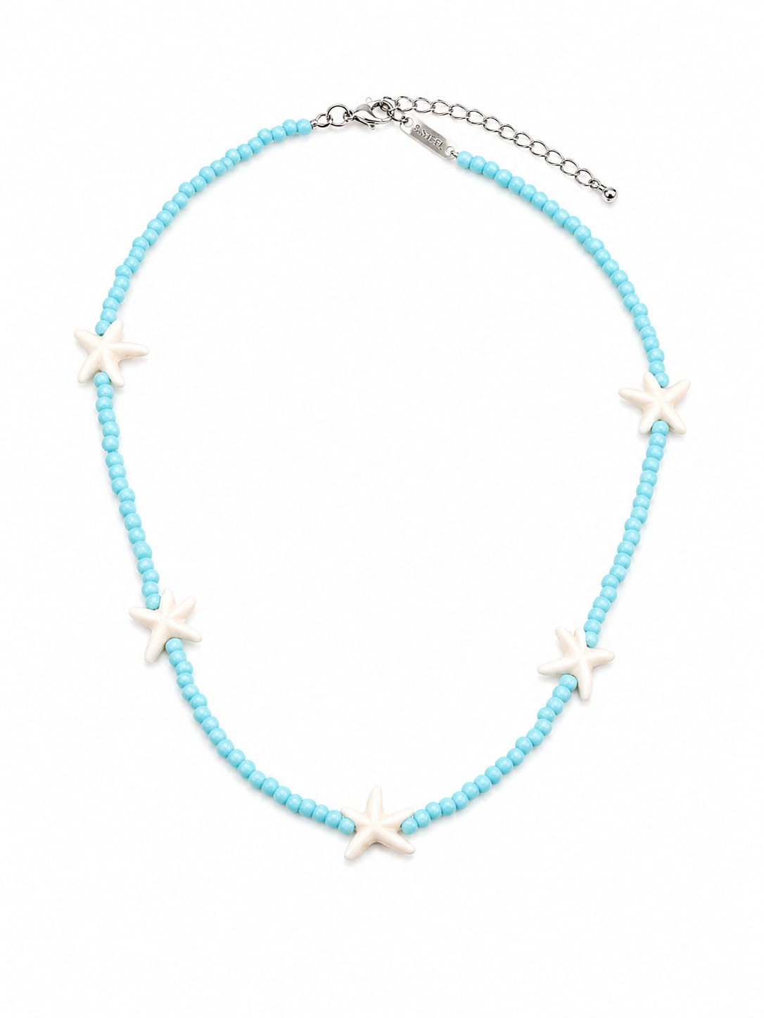 Collar Cuentas Estrellas