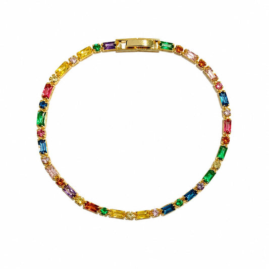 Pulsera Tenis Forma de Colores