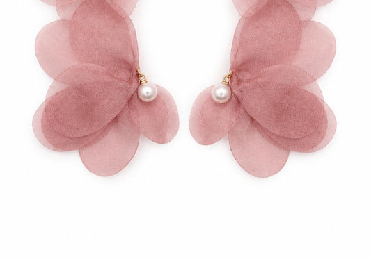 Aretes Suavidad Rosa