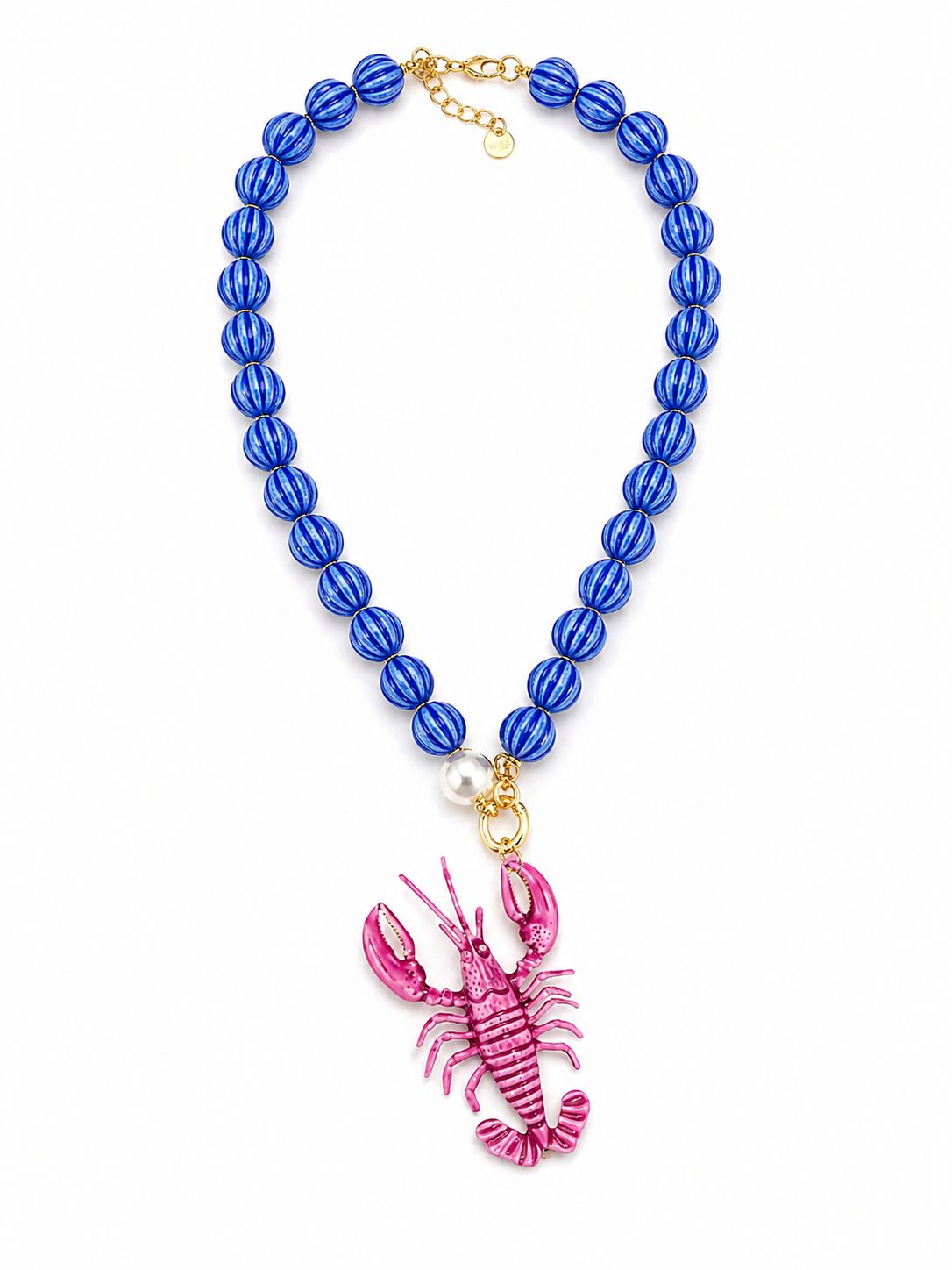Collar langosta con perla